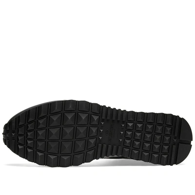 Shop Valentino Rockrunner Sneaker In Black