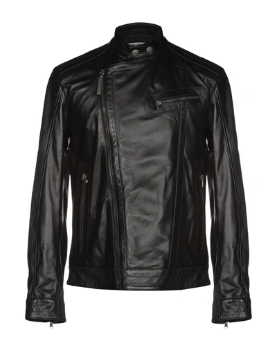 Shop Bikkembergs Biker Jacket In Black
