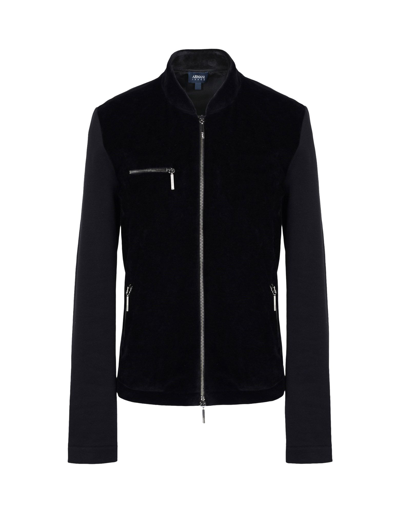 Armani Jeans Jacket In Black | ModeSens