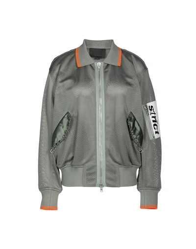 Shop Alexander Wang Jackets In Military Green