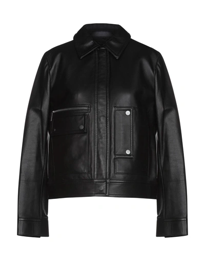 Shop Helmut Lang Biker Jacket In Black