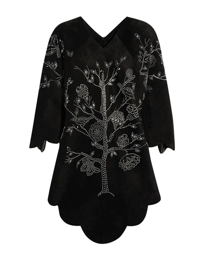 Shop Valentino Cape In Black