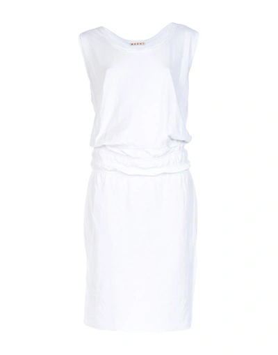 Shop Marni 3/4 Length Dresses In White