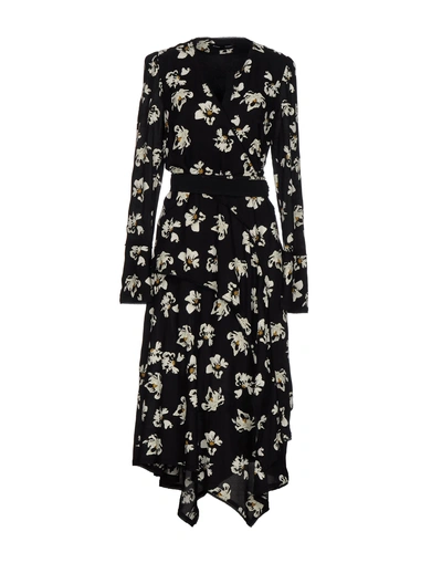 Shop Proenza Schouler 3/4 Length Dresses In Black