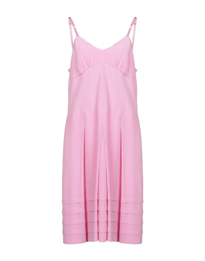 Shop Moschino Knee-length Dresses In Pink