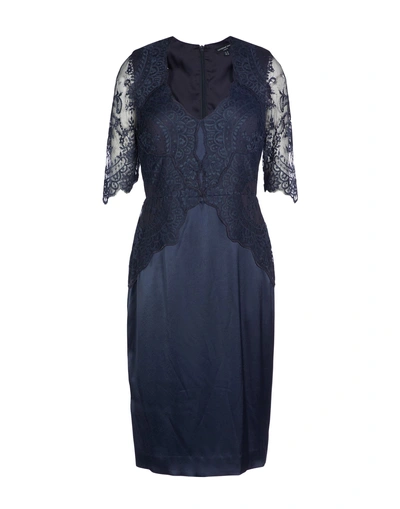 Shop Catherine Deane Knee-length Dress In Dark Blue