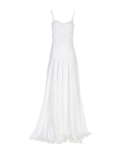 Shop Piccione•piccione Long Dress In White