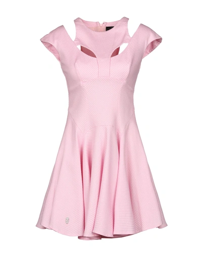 Shop Philipp Plein Short Dresses In Pink