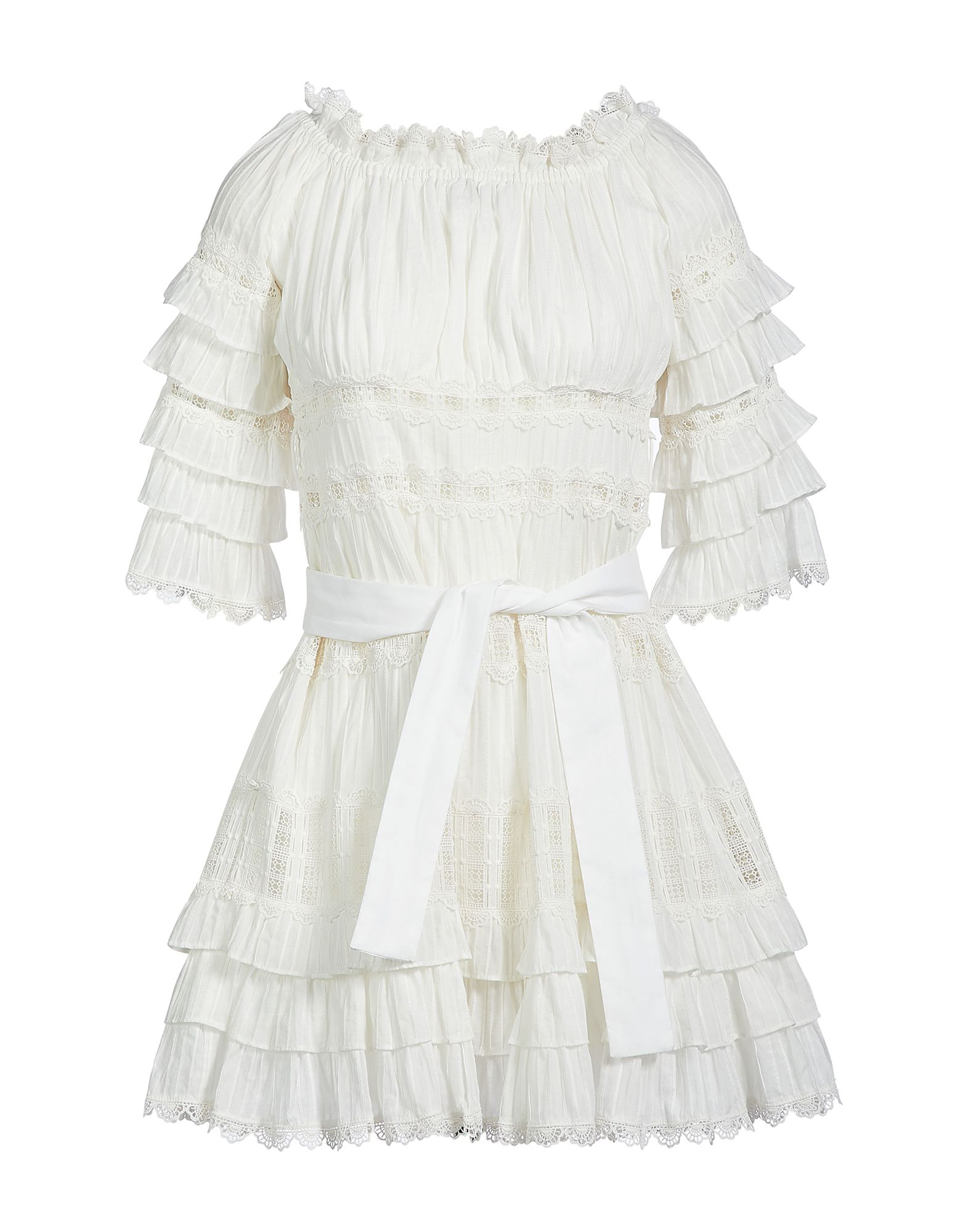 zimmermann white short dress