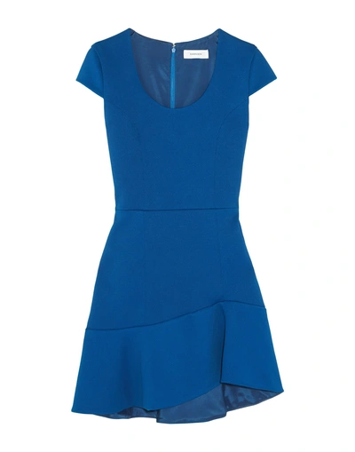 Shop Carven Short Dress In Bright Blue