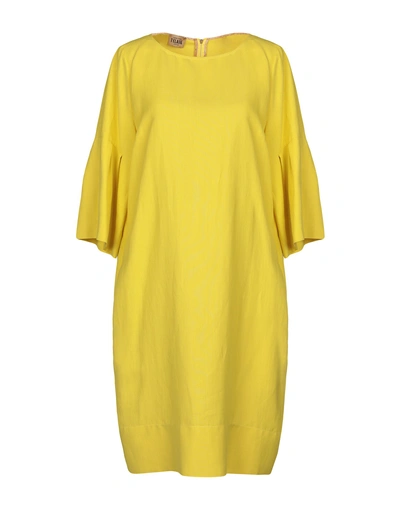 Shop Alviero Martini 1a Classe Short Dress In Yellow