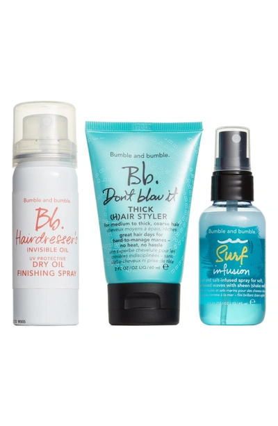 Shop Bumble And Bumble Getaway Set For Thick Hair