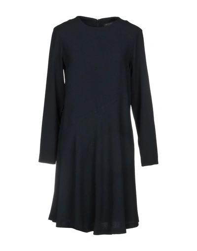 Shop Antonelli Short Dresses In Dark Blue