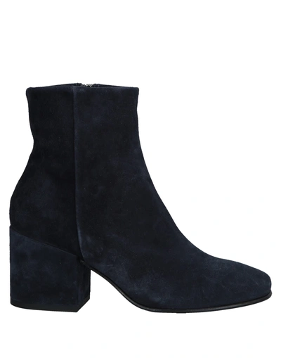 Shop Alberto Fermani Ankle Boots In Dark Blue