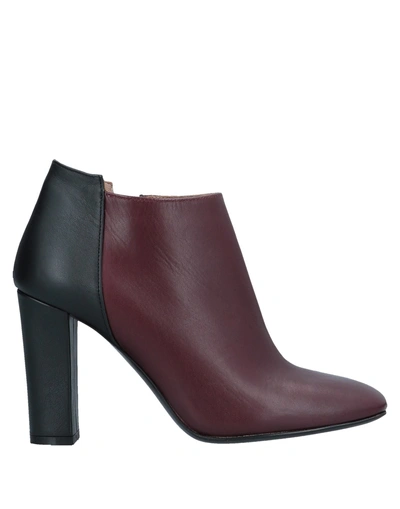 Shop Liviana Conti Ankle Boot In Maroon