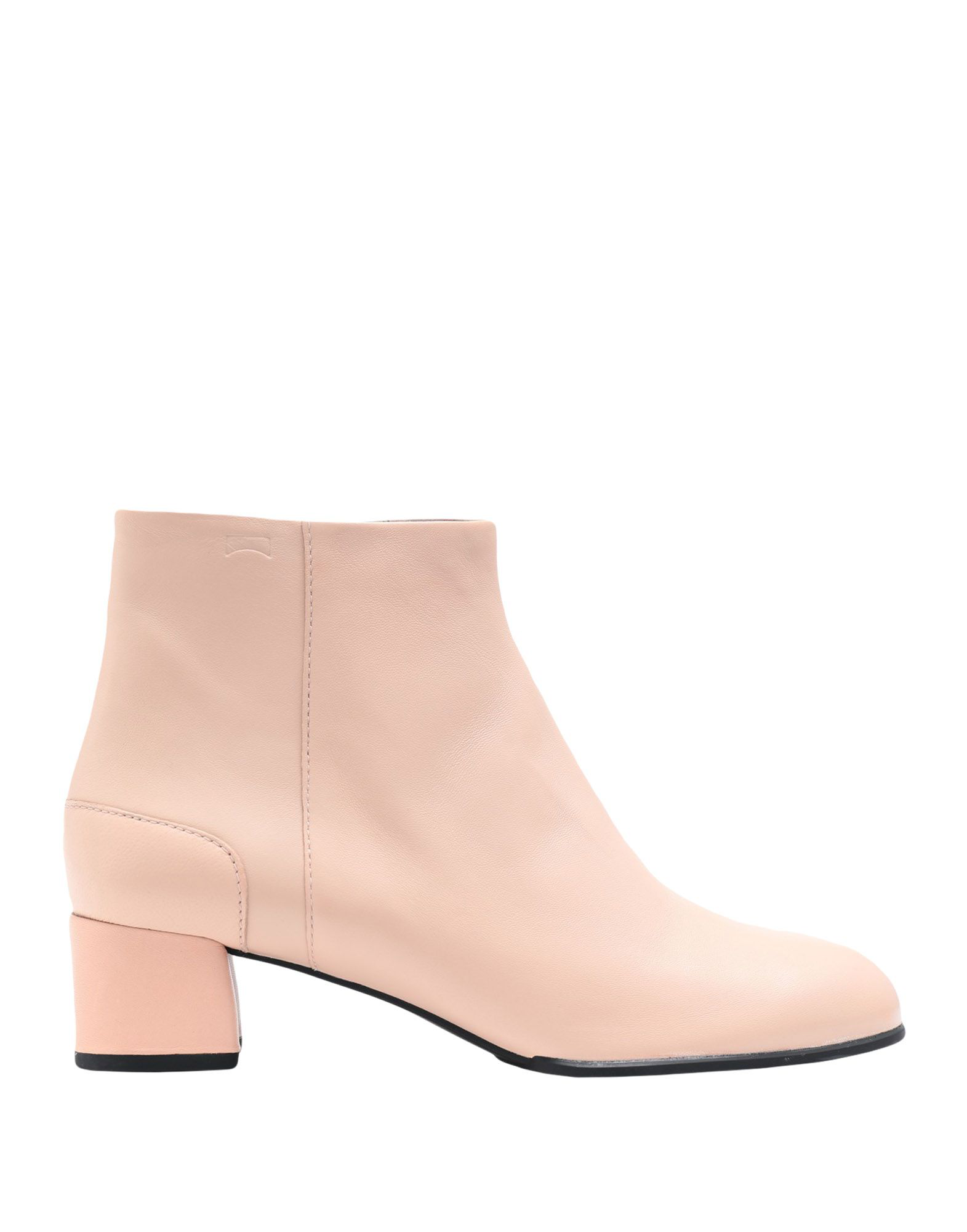 dusky pink ankle boots