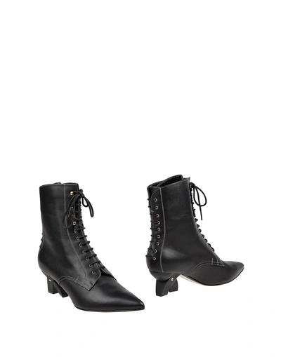 Shop Loewe Ankle Boot In Black