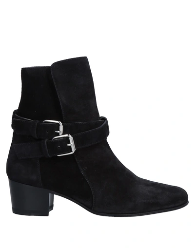 Shop Amiri Ankle Boots In Black