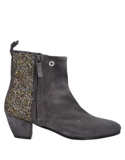 Shop Manila Grace Ankle Boots In Grey