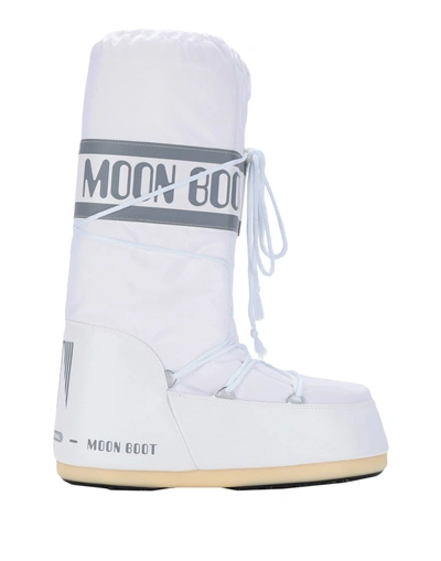 Shop Moon Boot Nylon Man Boot White Size 7-8.5 Textile Fibers