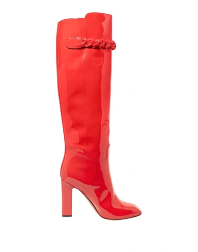 Shop Valentino Boots In Red