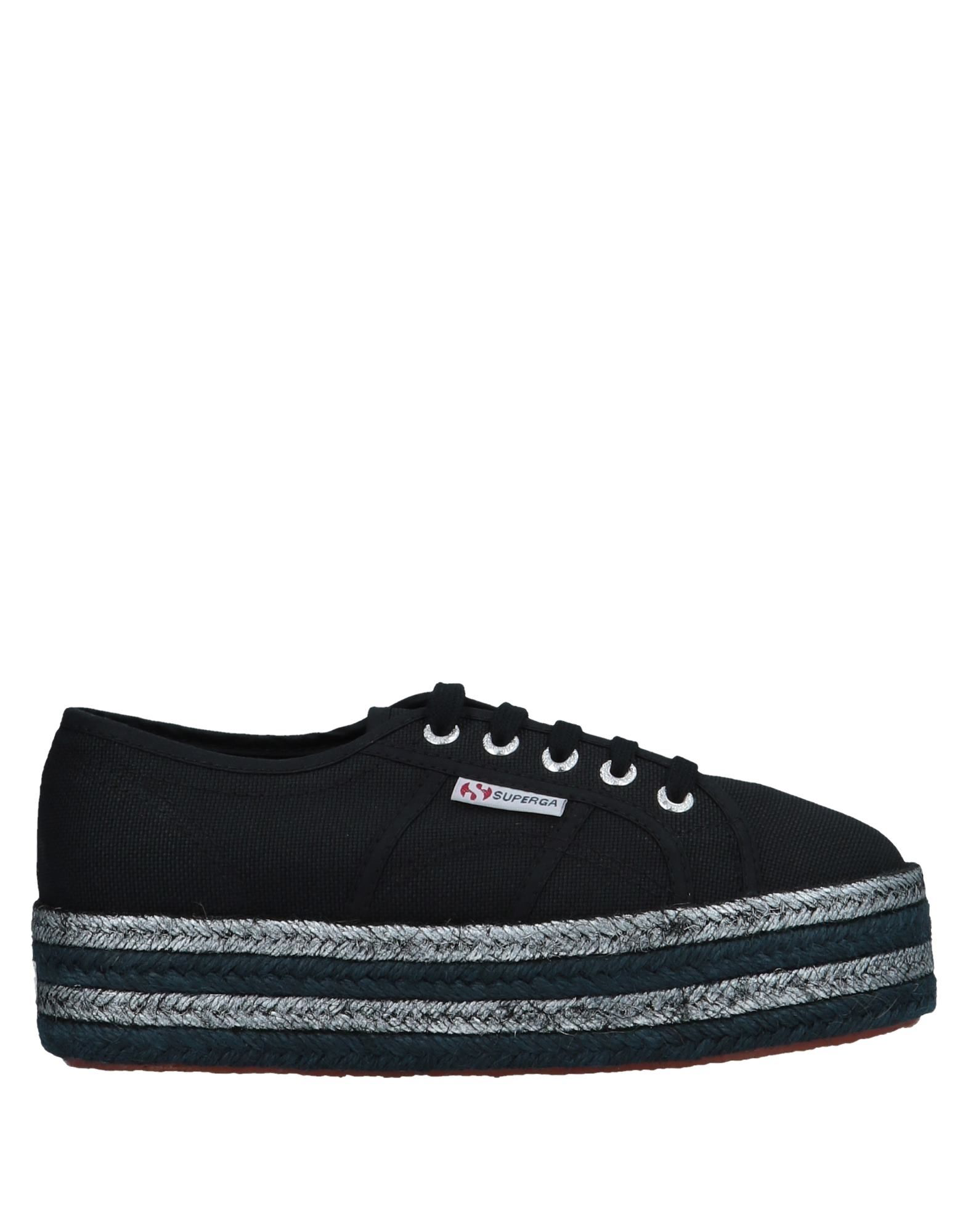 superga espadrilles black