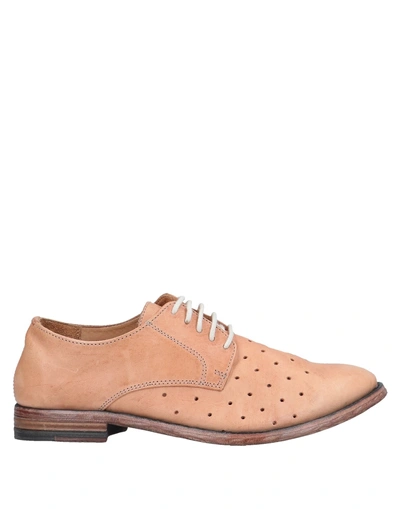 Shop Catarina Martins Laced Shoes In Ocher