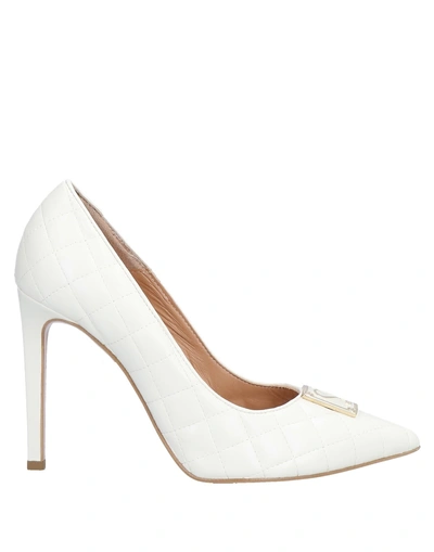 Shop Love Moschino Pumps In White