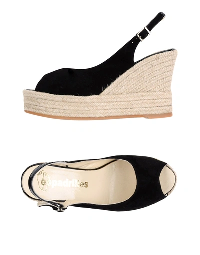 Shop Espadrilles Sandals In Black