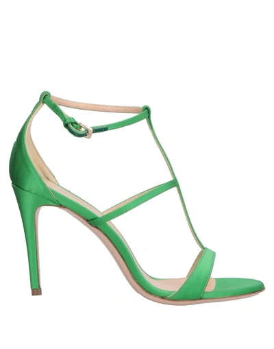 Shop Deimille Sandals In Green