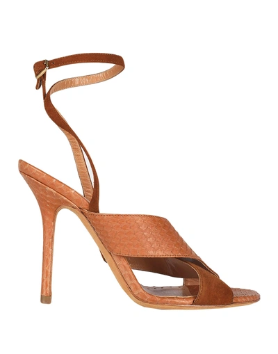 Shop Alexa Wagner Sandals In Brown