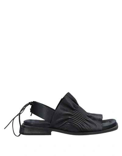 Shop Malloni Woman Sandals Black Size 5 Soft Leather