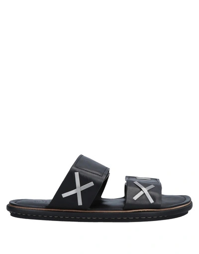 Shop Artselab Sandals In Black