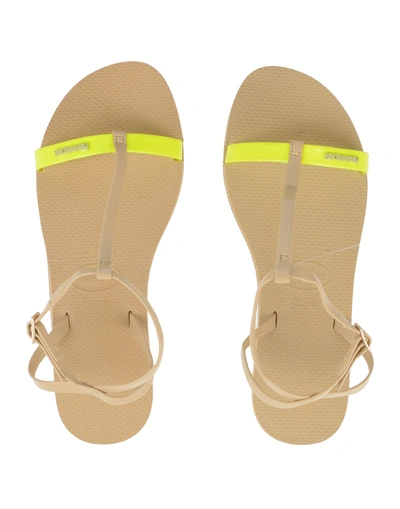 Shop Havaianas Sandals In Yellow