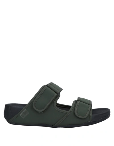 Shop Fitflop Sandals In Military Green