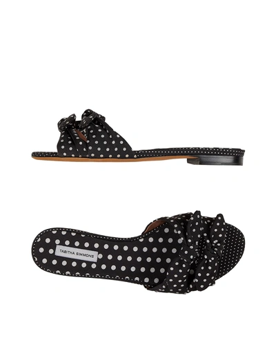 Shop Tabitha Simmons Sandals In Black