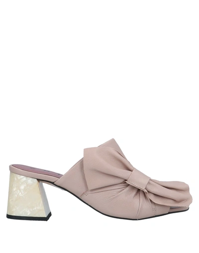 Shop Chio Sandals In Pale Pink