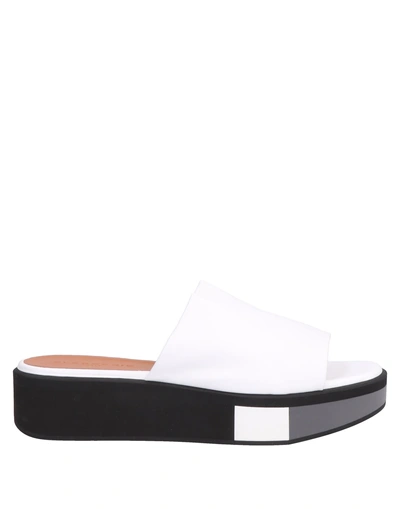 Shop Clergerie Sandals In White