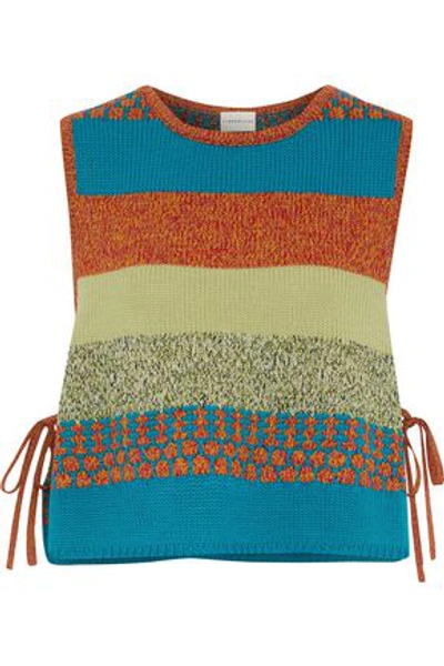 Shop Simon Miller Woman Vevo Jacquard-knit Sweater Multicolor