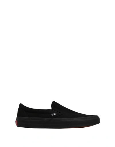 Shop Vans Ua Classic Slip-on Black/black Woman Sneakers Black Size 7 Textile Fibers