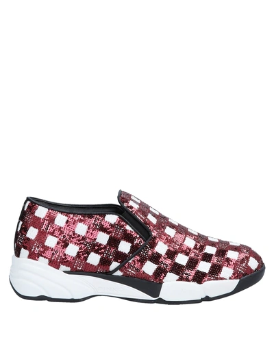 Shop Pinko Sneakers In Brick Red