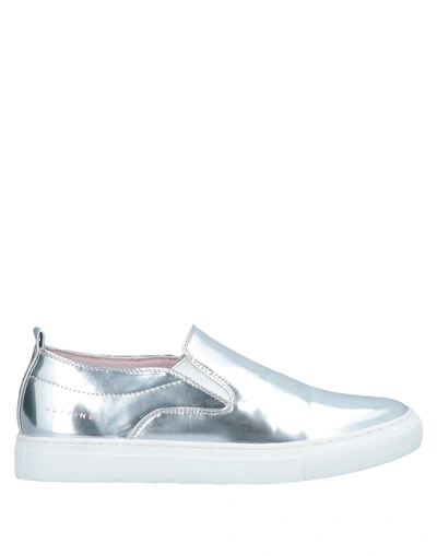 Shop Happiness Sneakers In Silver