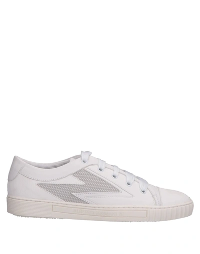 Shop Alberto Fermani Sneakers In White