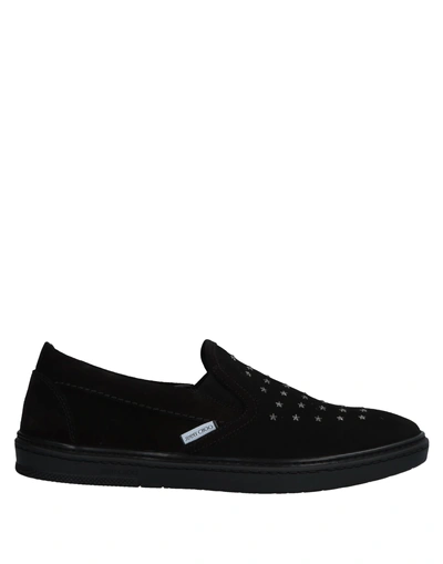 Shop Jimmy Choo Man Sneakers Black Size 8 Soft Leather