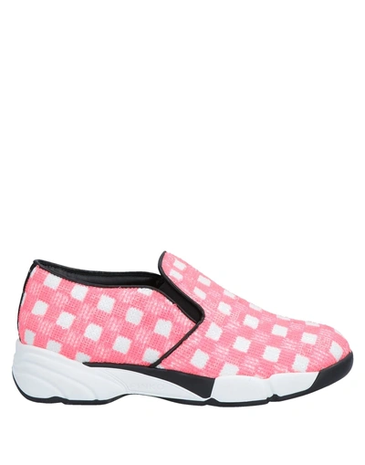 Shop Pinko Sneakers In Coral