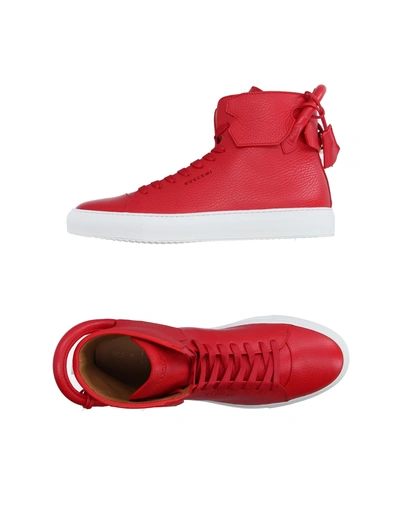 Shop Buscemi Sneakers In Red