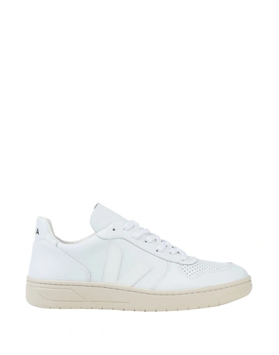 Shop Veja Man Sneakers White Size 10 Soft Leather