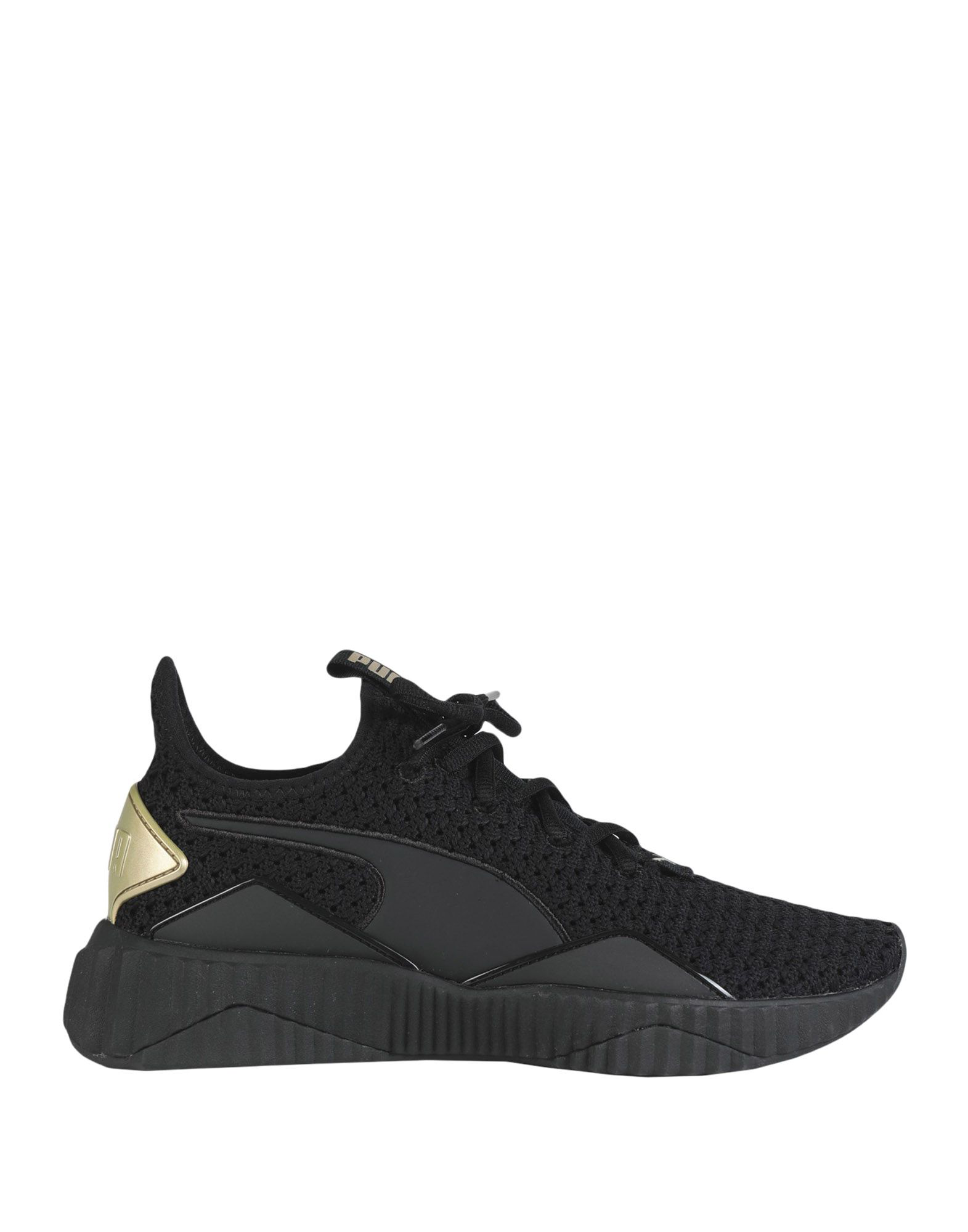 puma defy black and gold
