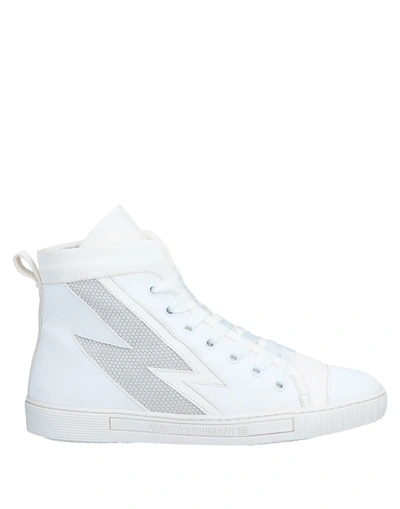 Shop Alberto Fermani Sneakers In White