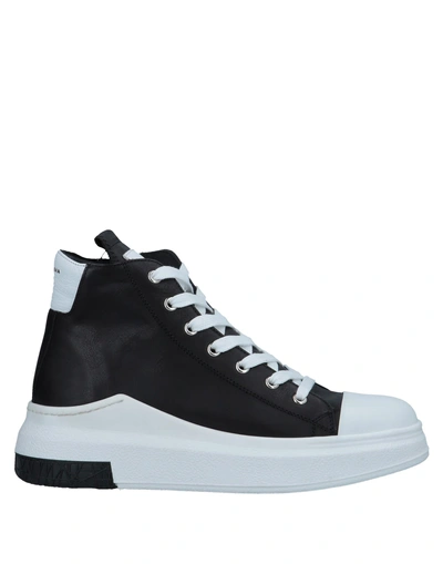Shop Cinzia Araia Woman Sneakers Black Size 8 Soft Leather